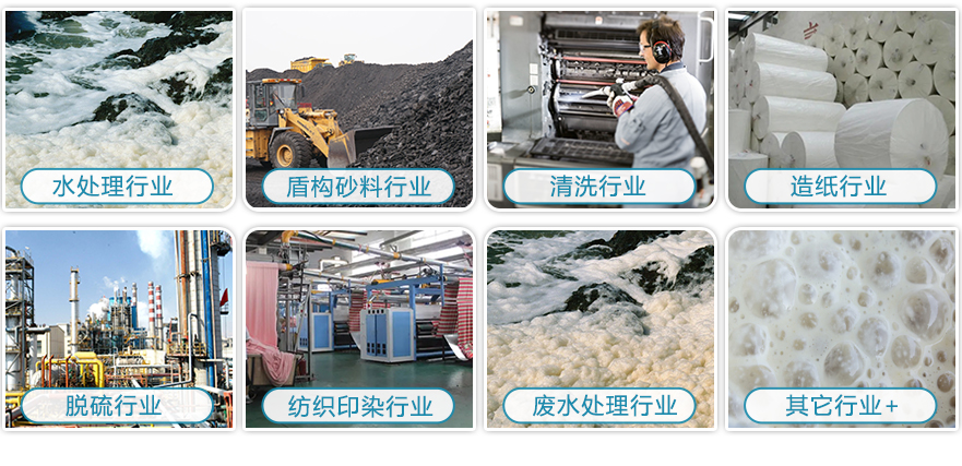 （圖：洗沙廢水消泡劑產品應用）